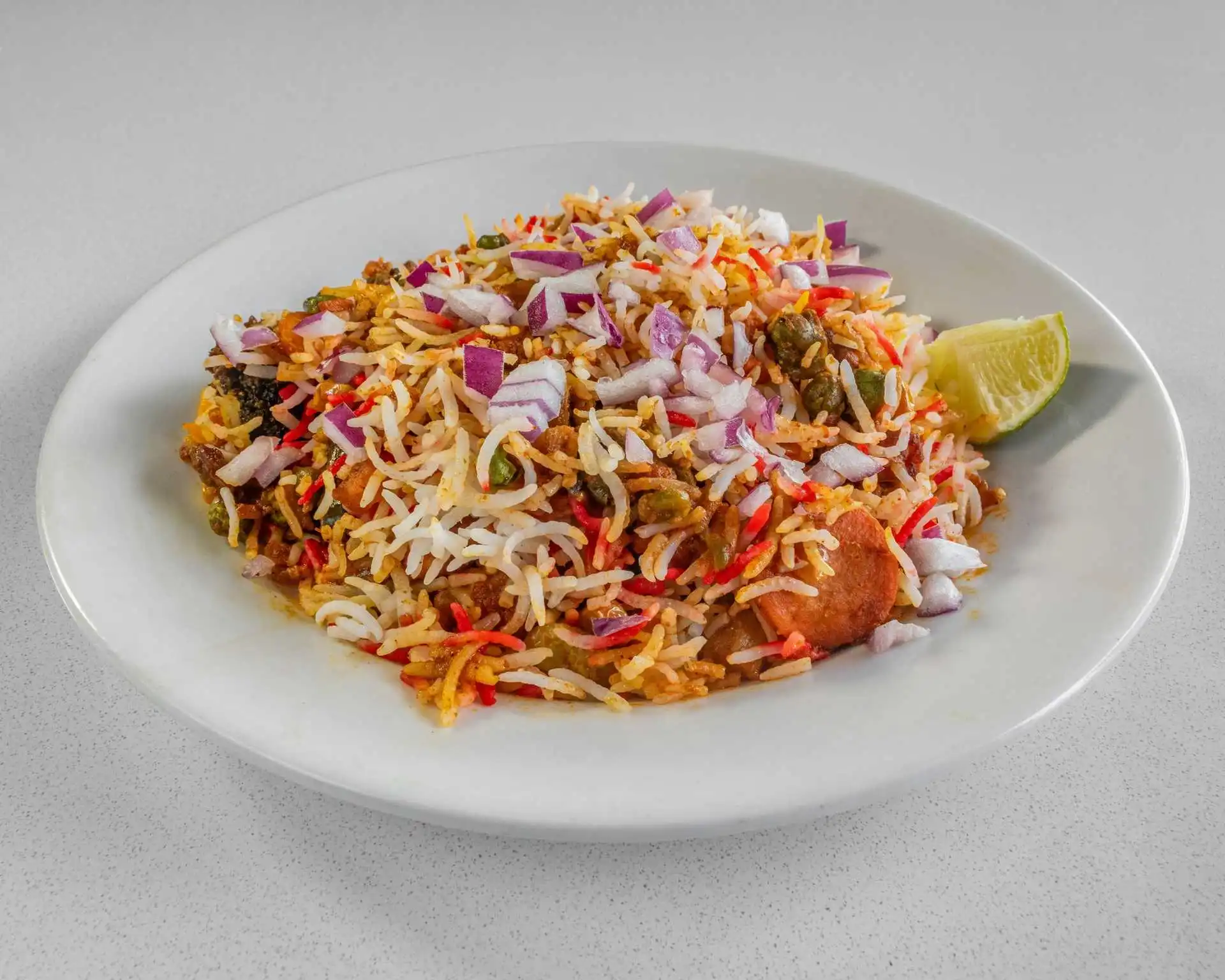 Rice vermicelli bowl with grilled meats at Vietnam Fortune Calgary